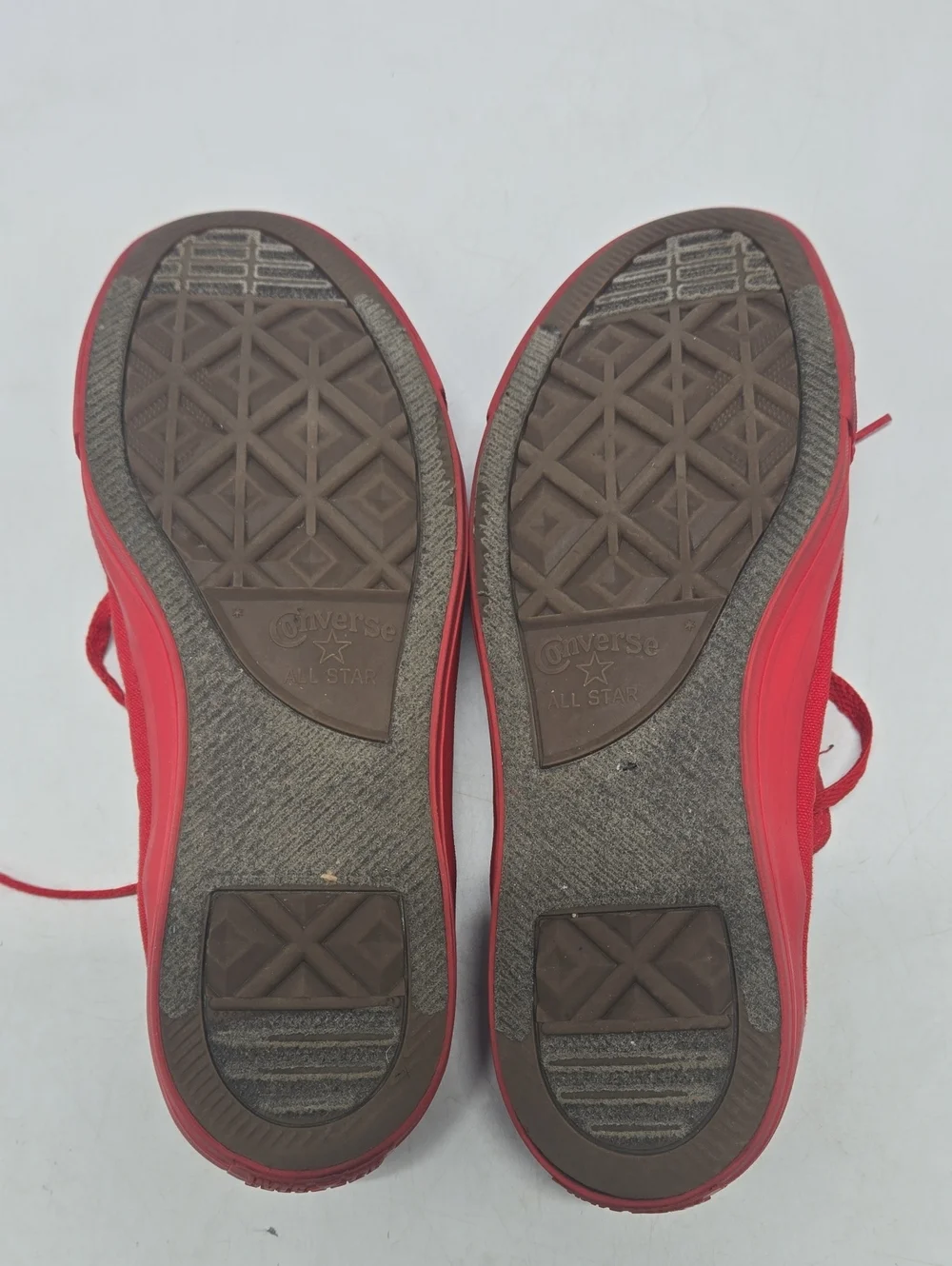 Converse Low-Top Canvas Sneakers Triple Red 10W 8M - Picture 7 of 9